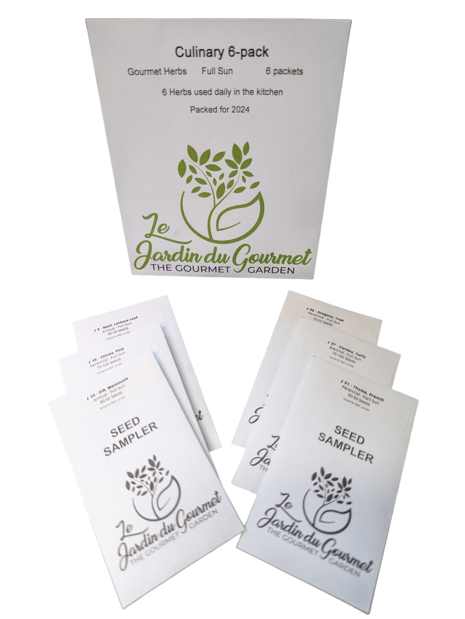 Culinary Herb Sampler Le Jardin du Gourmet